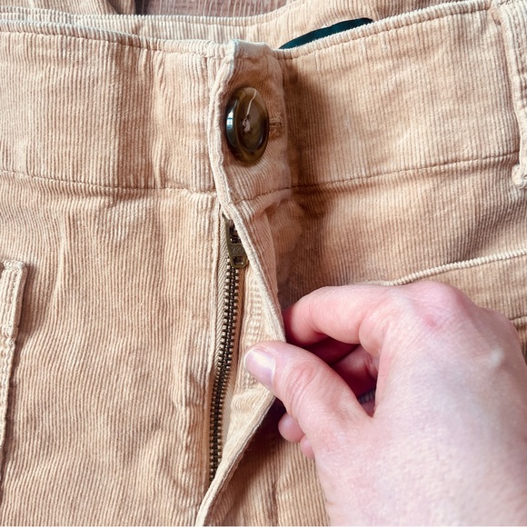 Talbots Tan Wide Leg High Rise Corduroy Pants 16W - Picture 5 of 11